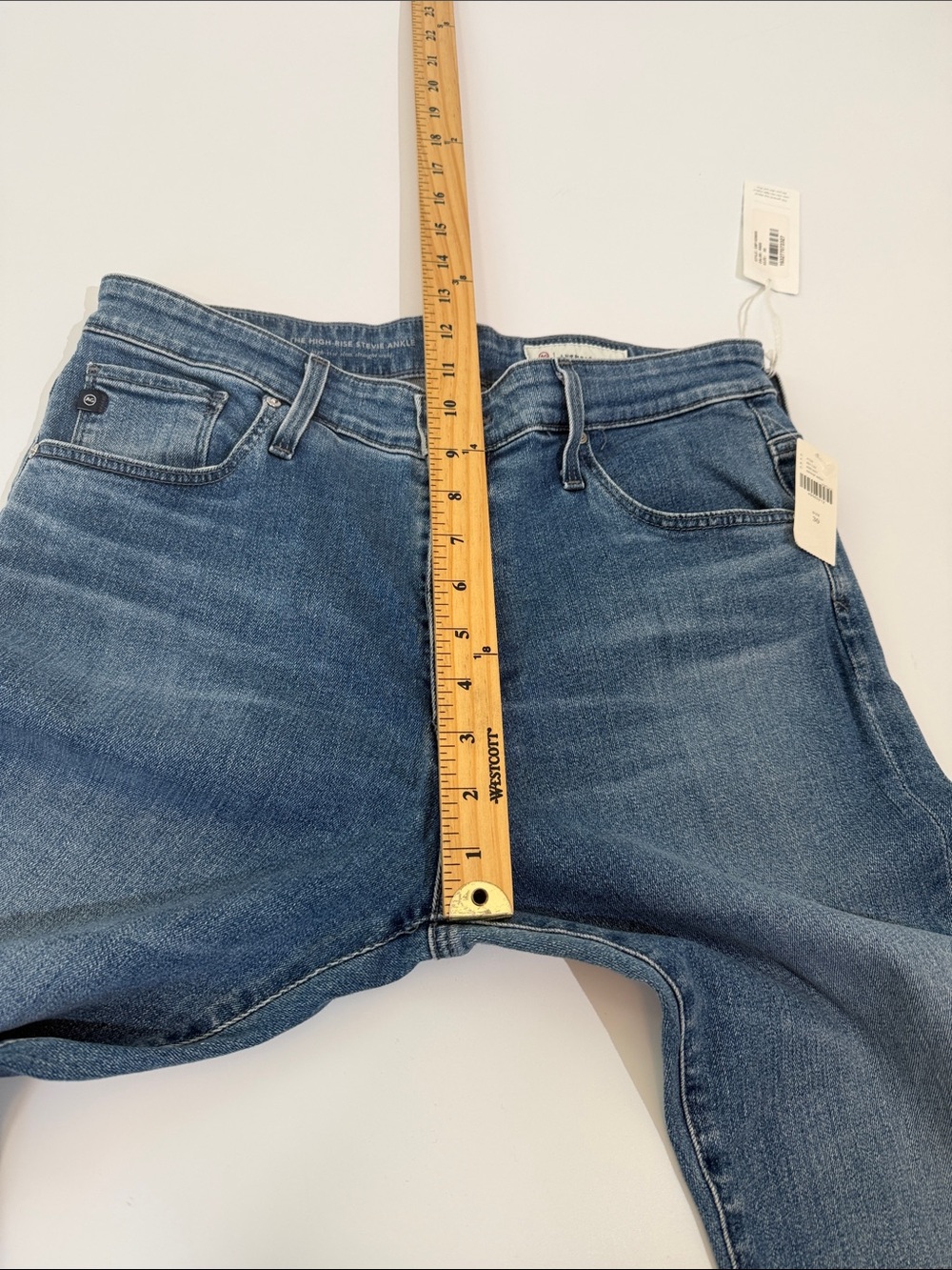 NWT Anthropologie AG Jeans Size 30 High Rise Stevie Ankle - Picture 8 of 10